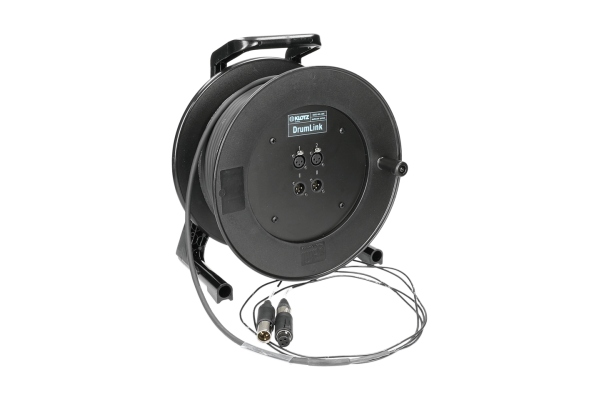 DrumLink 2/2 - 2||2 convertCON XLR 3p F/M2-channel - analog multicore drum - single ground - 30 m